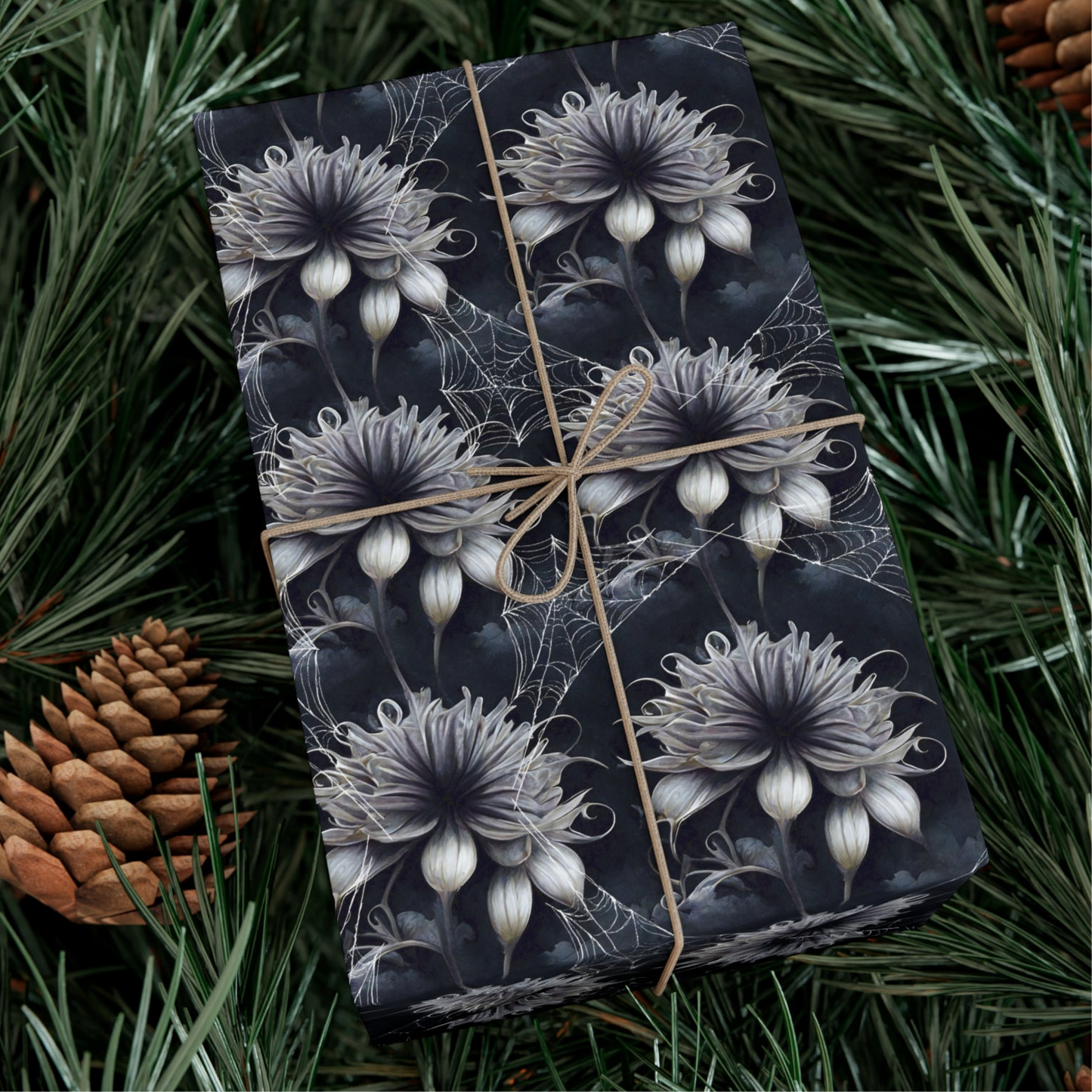 Floral Web | Night Garden | Gift Wrap Papers