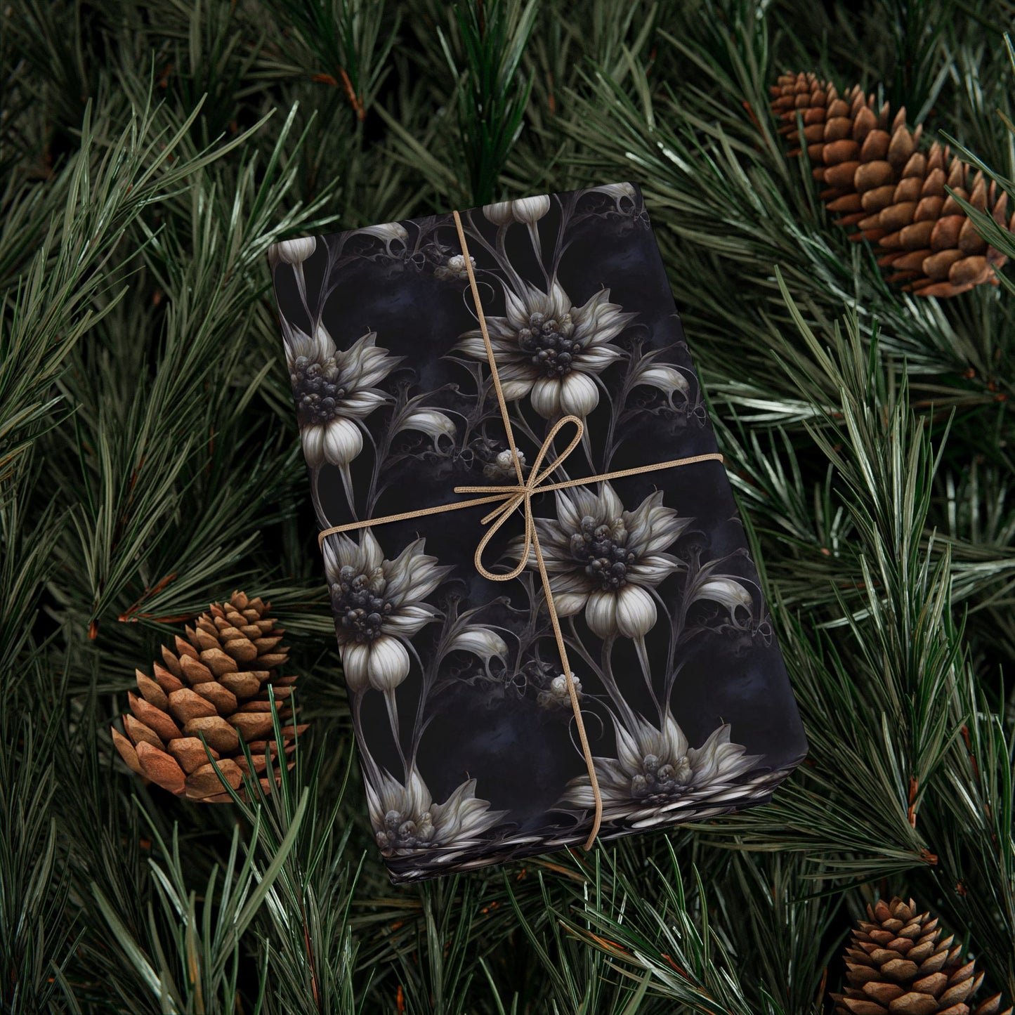 Shadow Florals | Night Garden | Wrapping Papers