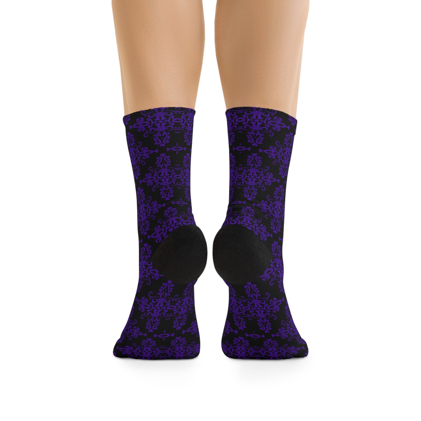 Midnight Lace (Purple)| Recycled Poly Socks