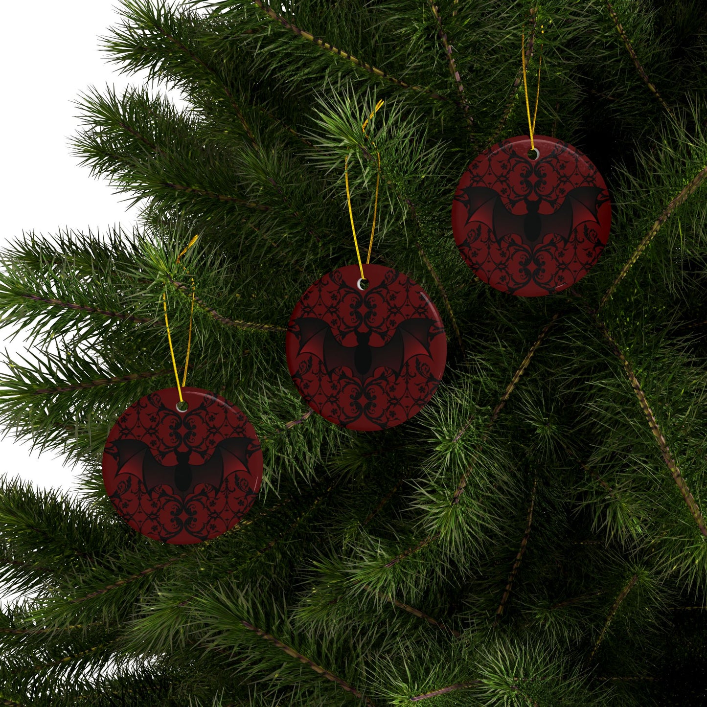 Vampire Red | Heirloom Ceramic Ornament (1pc, 3pcs, 5pcs, 10pcs)
