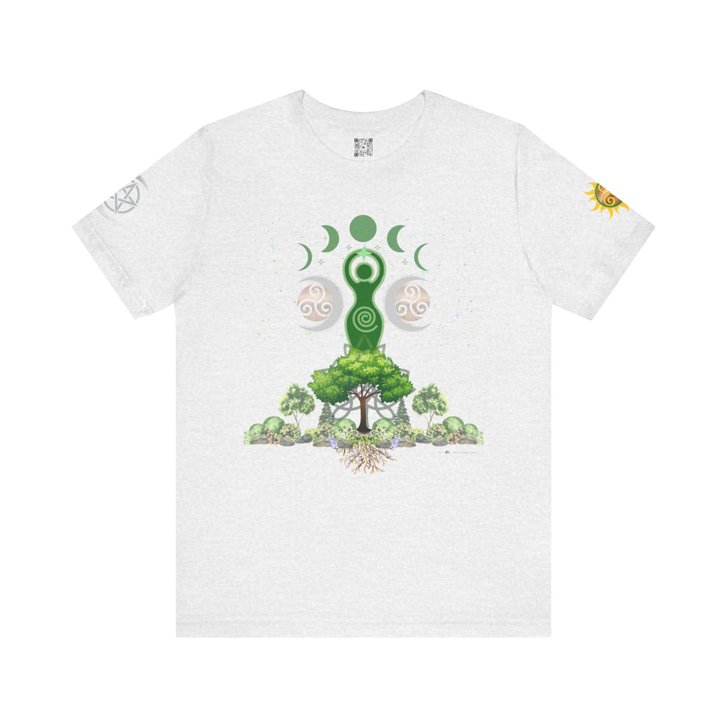 Mother Nature | Solstice Day | Unisex Jersey Tee – Embrace Nature and Energy