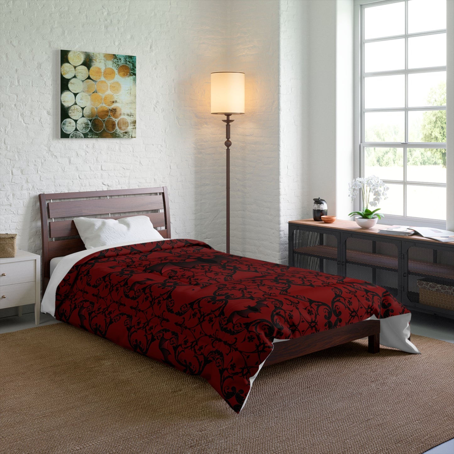 Vampire Red Comforter