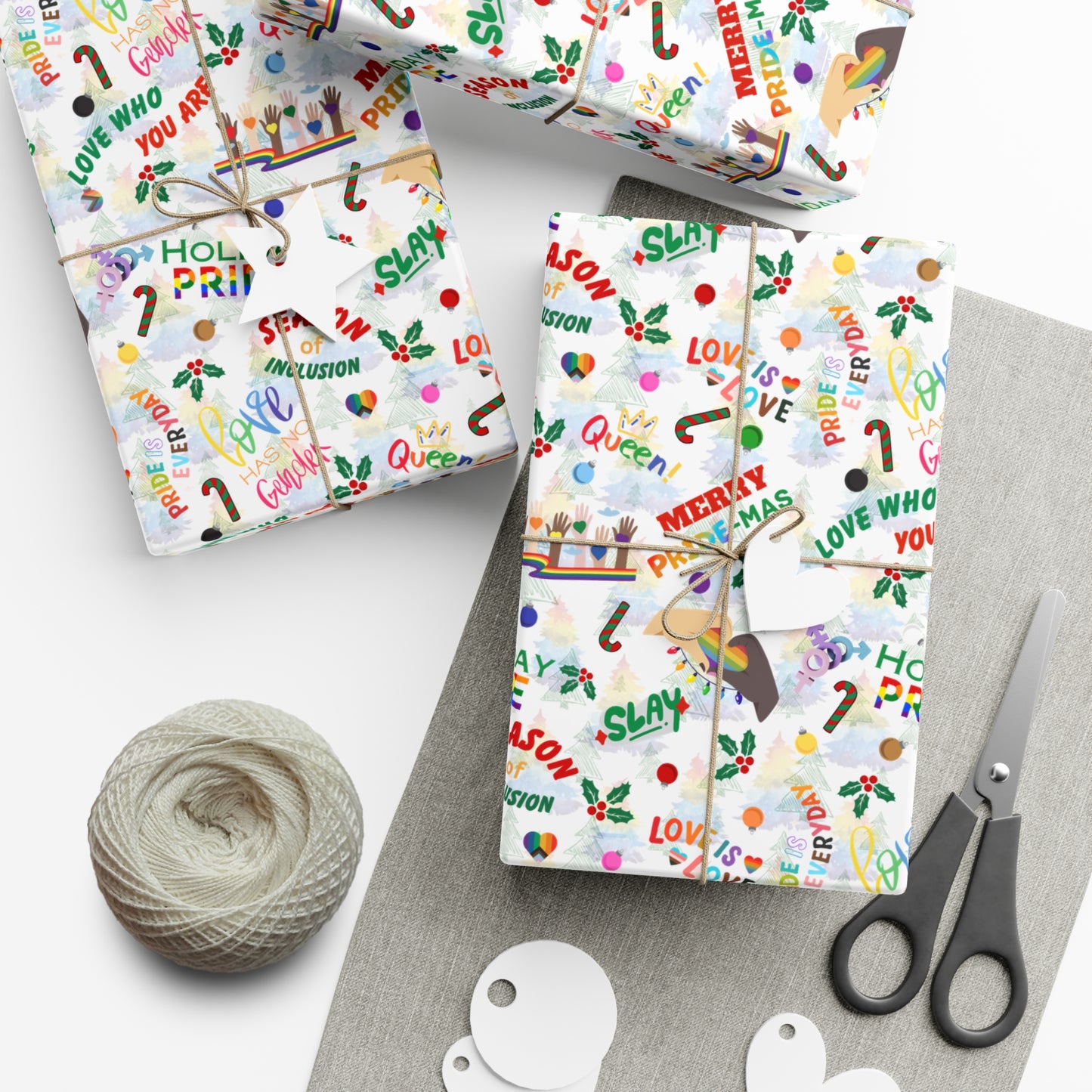 Holiday Pride | Community Pride | Gift Wrap Papers