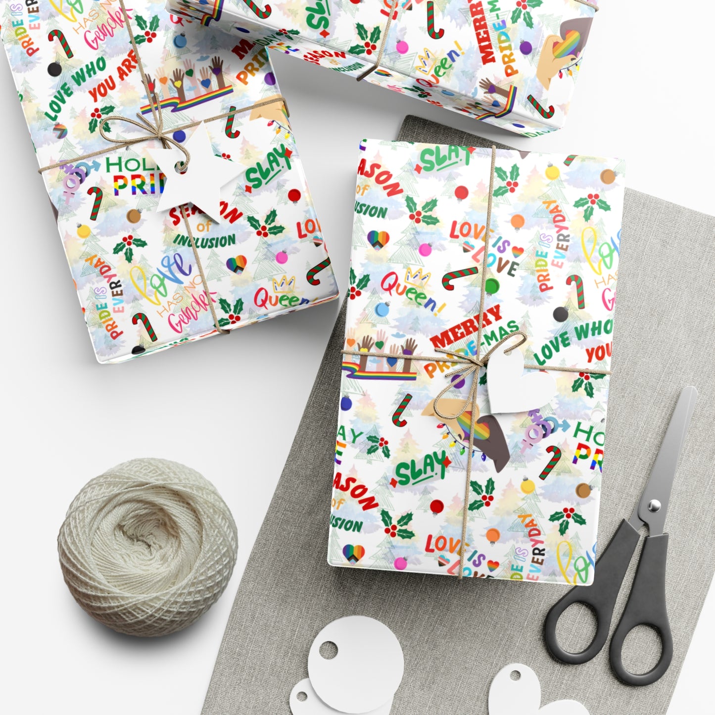 Holiday Pride | Community Pride | Gift Wrap Papers