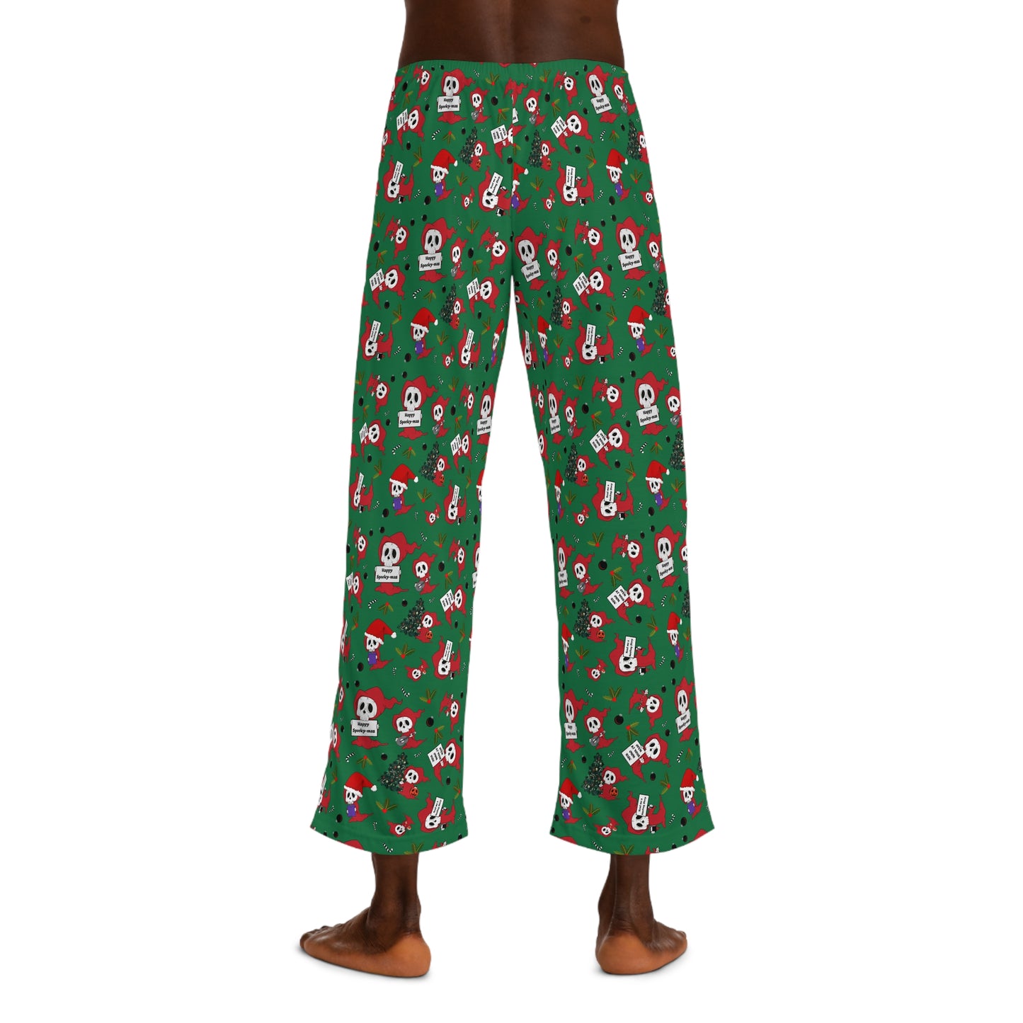 Spookymas Nightmare Holiday Men's Pajama Lounge Pants