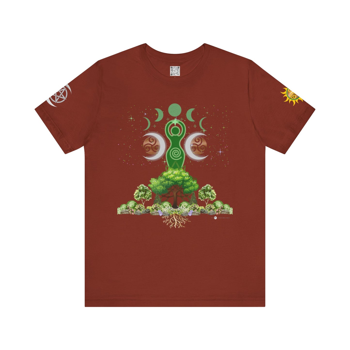 Mother Nature | Solstice Day | Unisex Jersey Tee – Embrace Nature and Energy