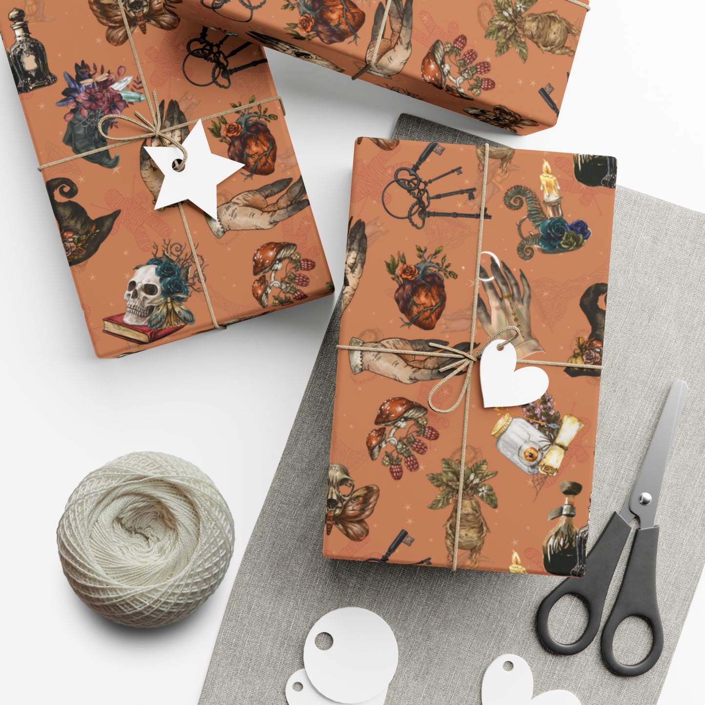 Curiosities | Gift Wrap Papers | Witchy Oddities and Wonders