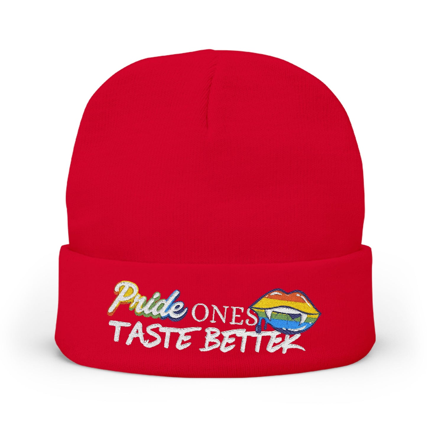 Taste the Pride Vampire Beanie Hat - Nightmares Holiday | Stylish Accessory