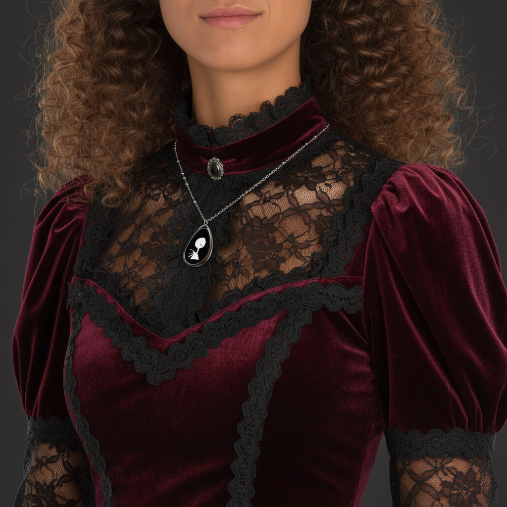 Skellington  | Oval Necklace