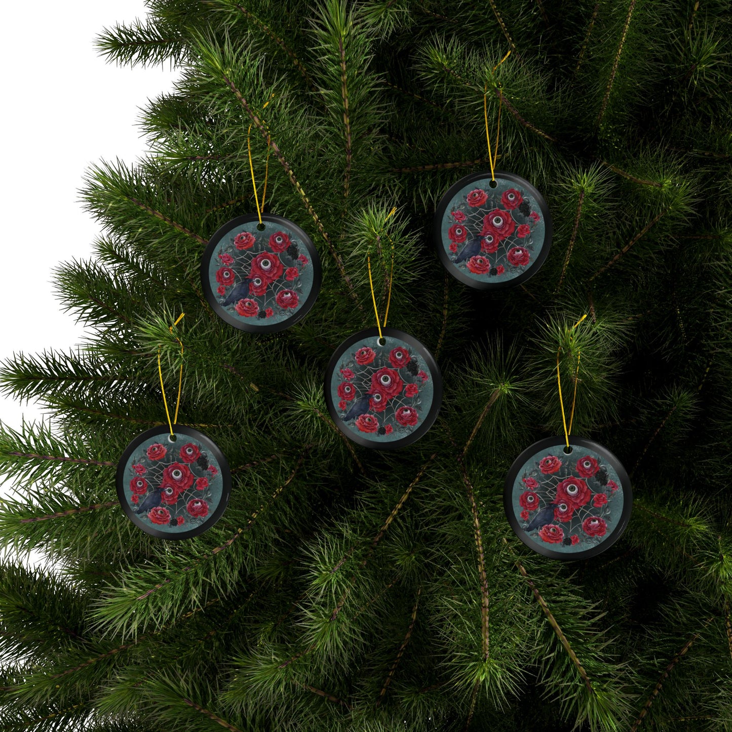 Ocular Floral Ornaments | Nightmare Holiday | (1pc, 3pc, 5pc, 10pc)