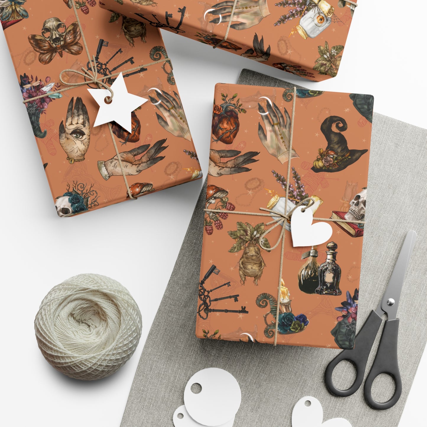 Curiosities | Gift Wrap Papers | Witchy Oddities and Wonders