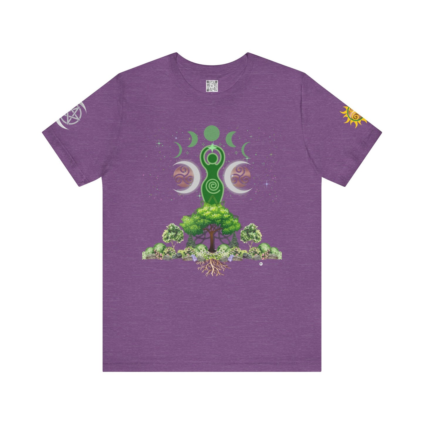 Mother Nature | Solstice Day | Unisex Jersey Tee – Embrace Nature and Energy