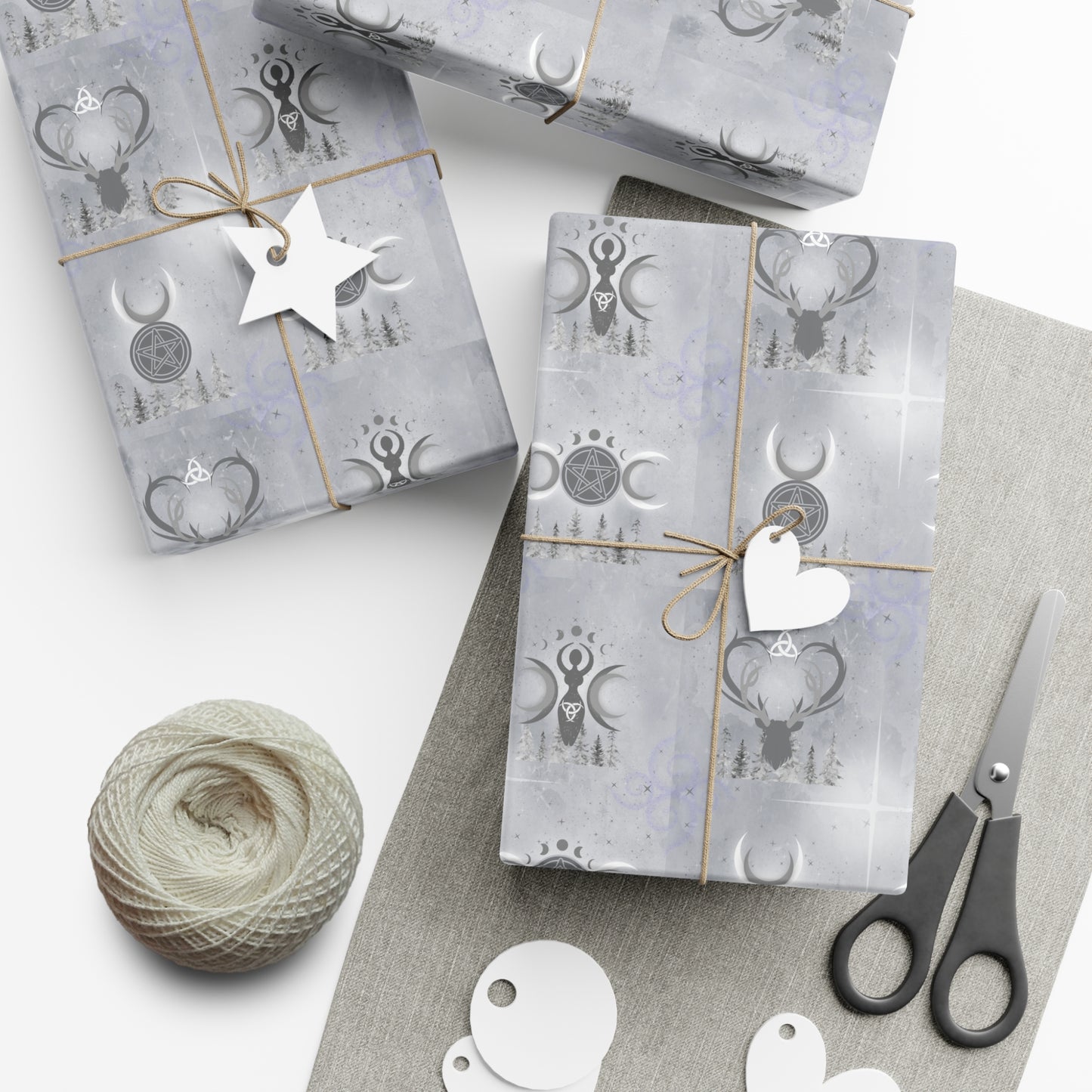 Yule Solstice | Winter Solstice | Gift Wrap Papers
