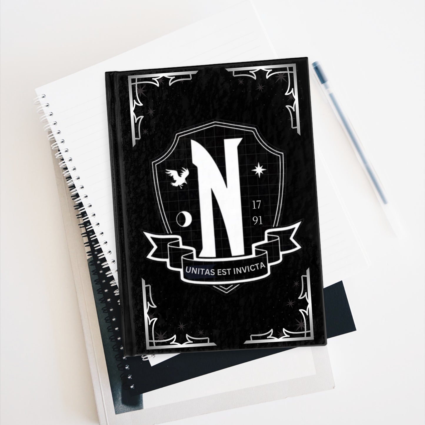 Nevermore Grimoire | Wednesday Edition | Notebook Journal | Hardcover Edition