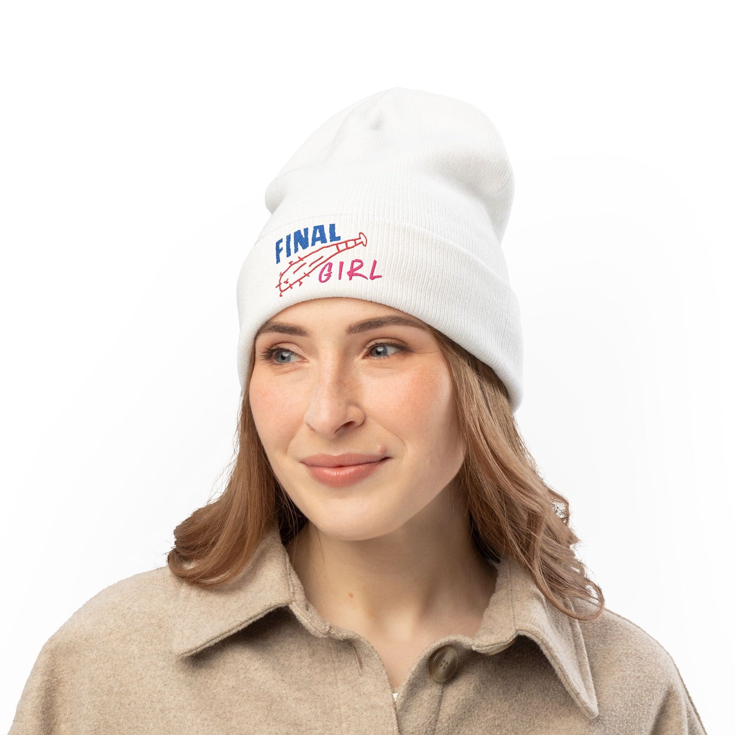Final Girl Beanie Hat - Nightmares Holiday | Cozy Winter
