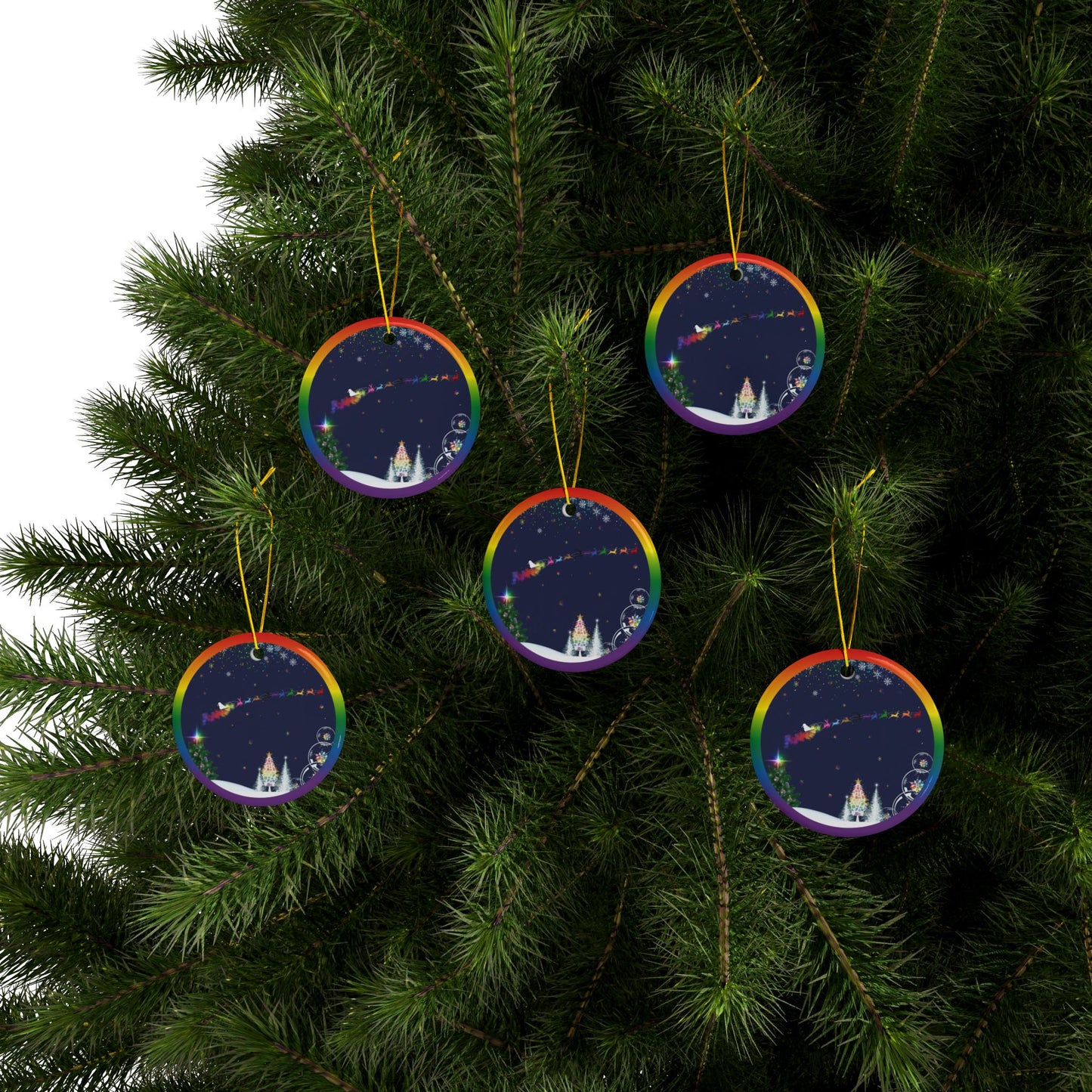 Pridemas Eve | Heirloom Ceramic Ornaments (1pc, 3pcs, 5pcs, 10pcs)
