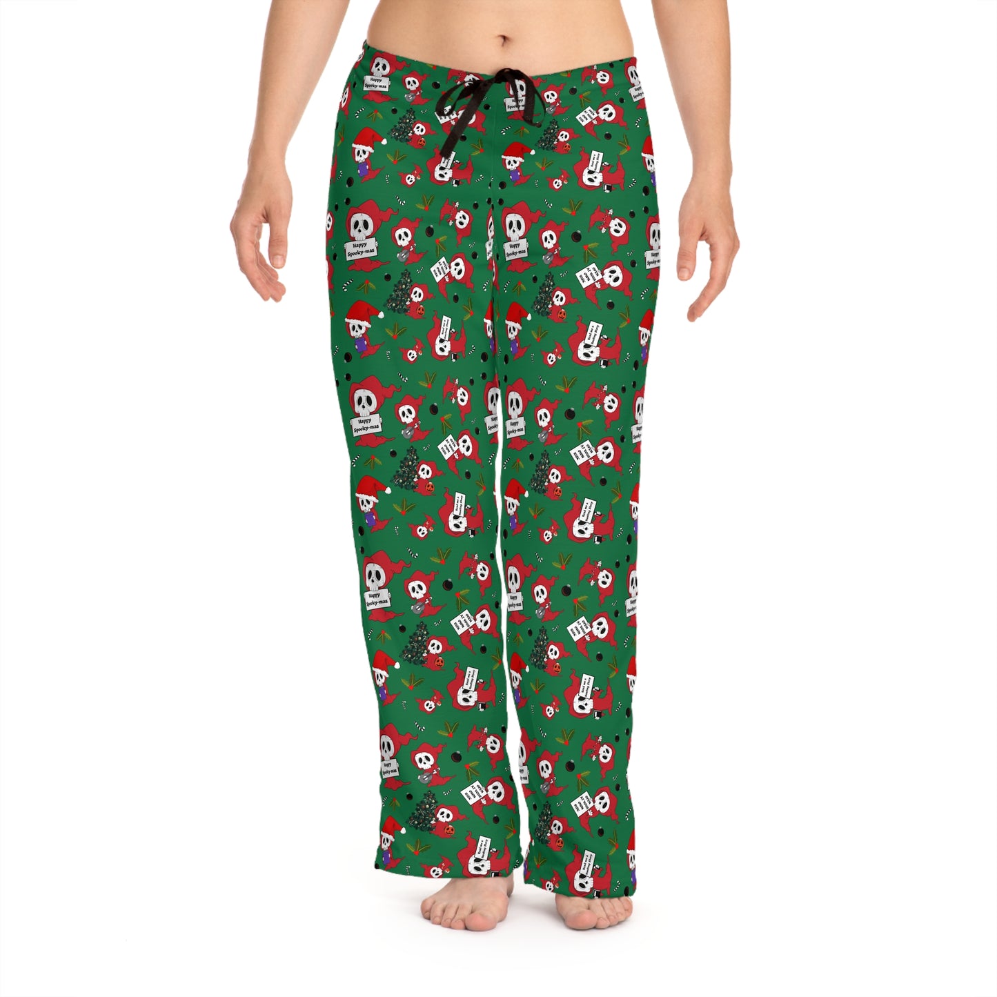 Spookymas Nightmare Holiday Women's Pajama Lounge Pants
