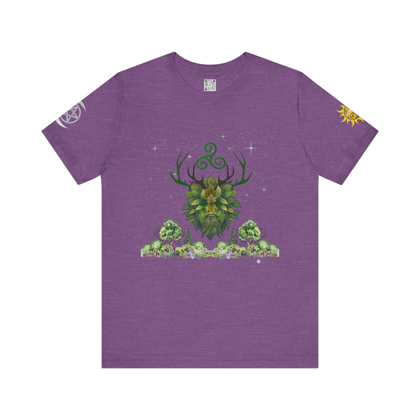 Green Man | Solstice Day | Unisex Jersey Tee – Embrace Nature and Energy