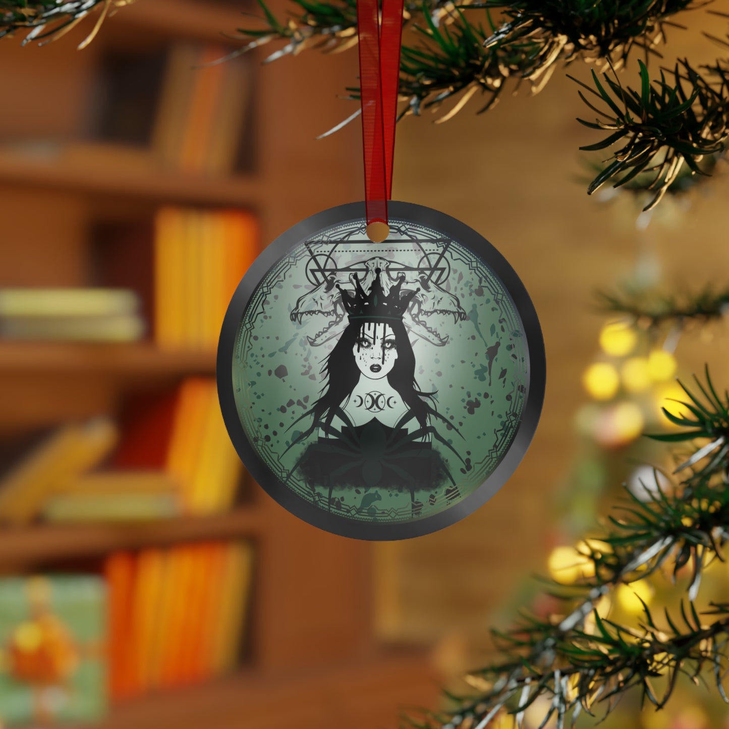 Deep Forest Lady | Metal Ornaments (1pc)
