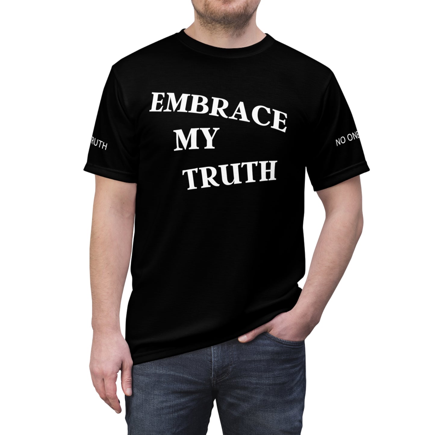 Embrace My Truth (Black) | Trans | Unisex Tee
