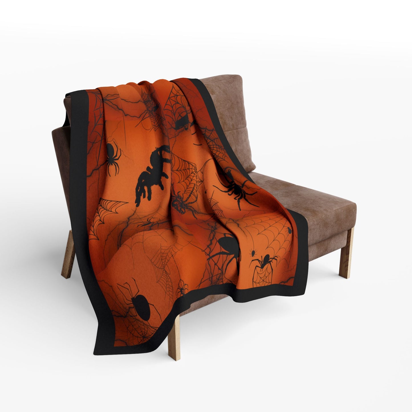 Eerie Spiders Design | Arachnophobia | Fleece Blanket Spooky and Cozy