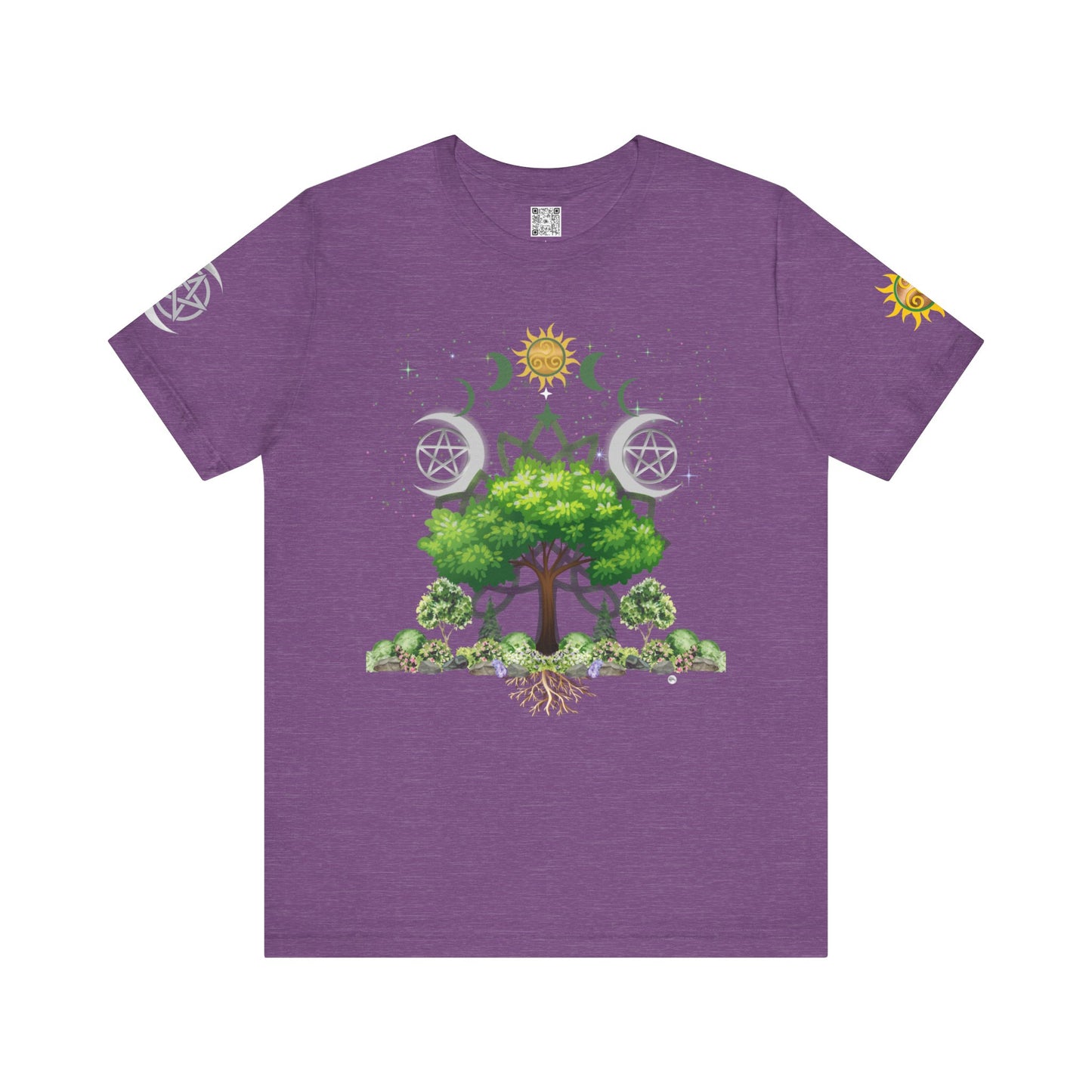 Rebirth Tree| Solstice Day | Unisex Jersey Tee – Embrace Nature and Energy