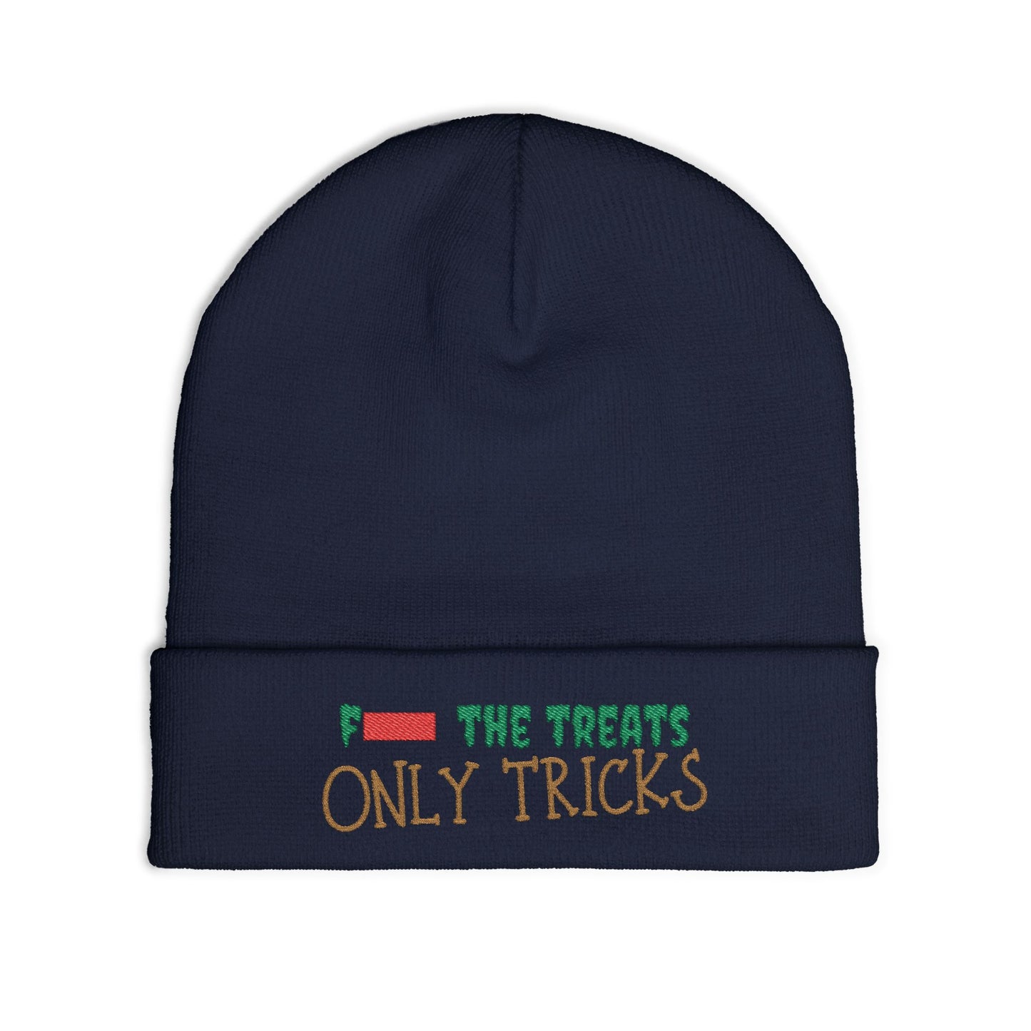 Only Tricks Beanie Hat - Nightmares Holiday | Cozy Winter Hat