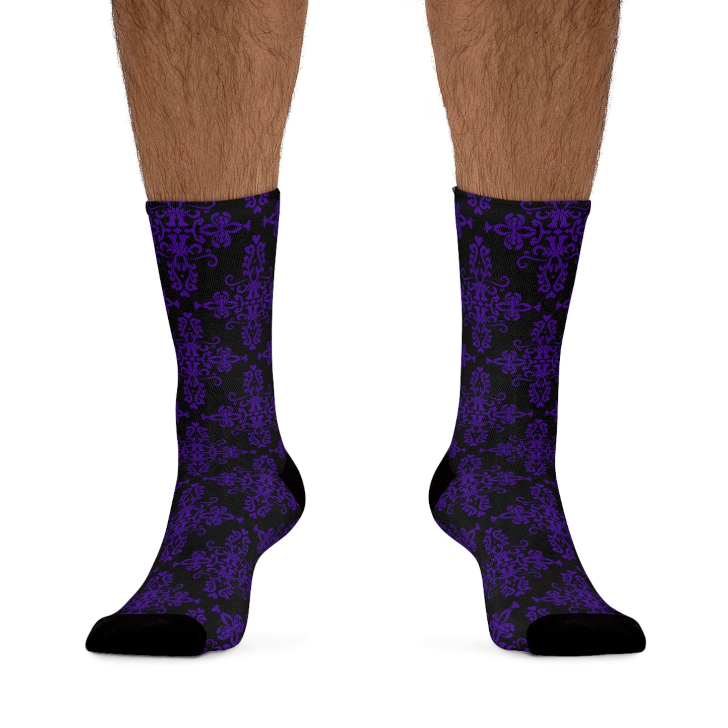 Midnight Lace (Purple)| Recycled Poly Socks