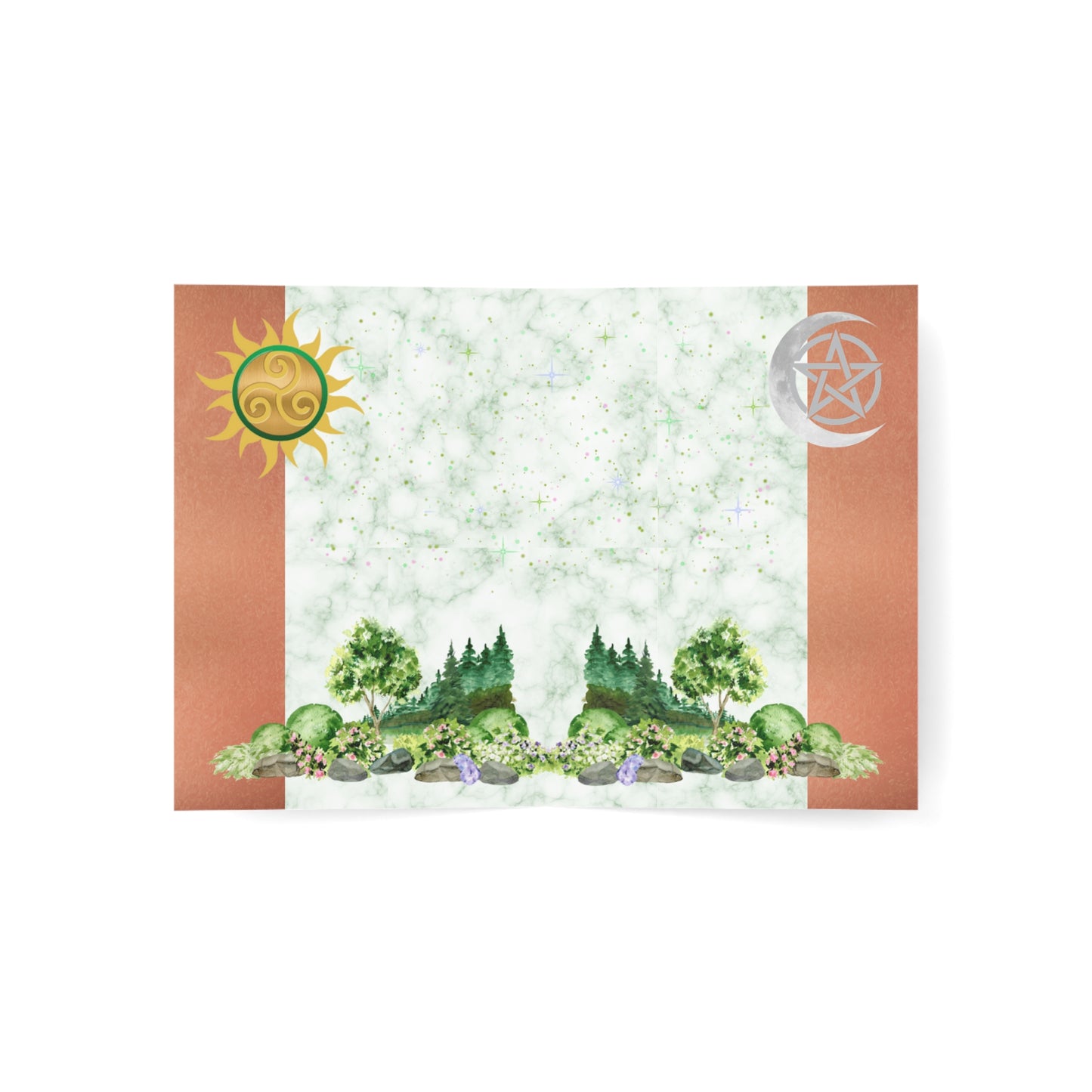 Green Man | Summer Solstice | Greeting Cards |  (1, 10 pcs)