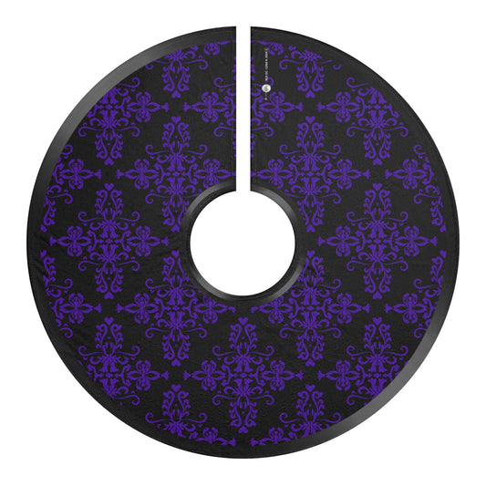 Midnight Lace | Purple | Tree Skirt