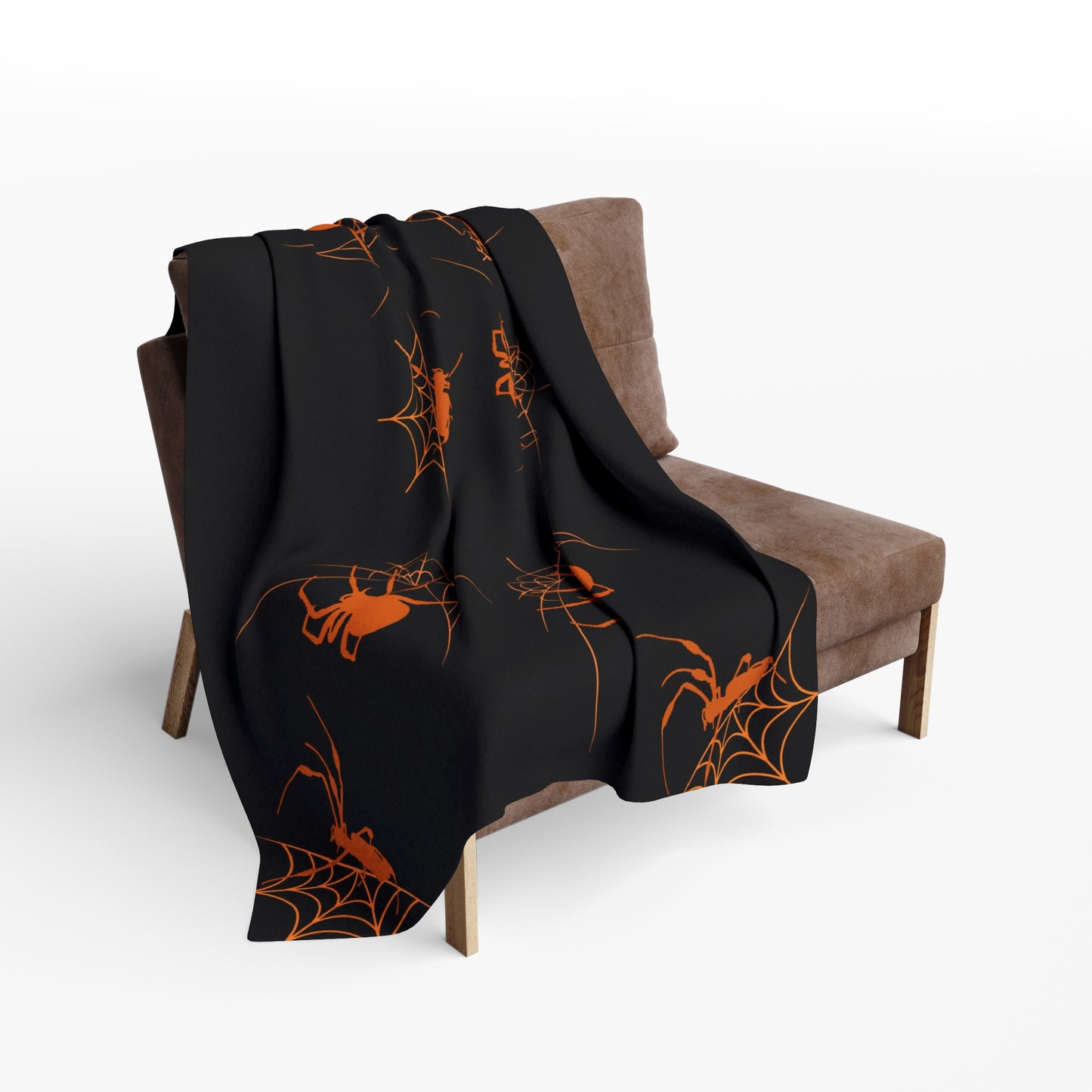 Spiders in Pumpkin | Microfiber Blanket