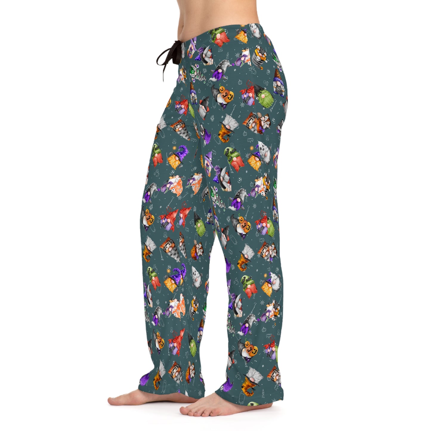 Gnome-o-ween | Women's Pajama Pants - Cozy Halloween Sleepwear