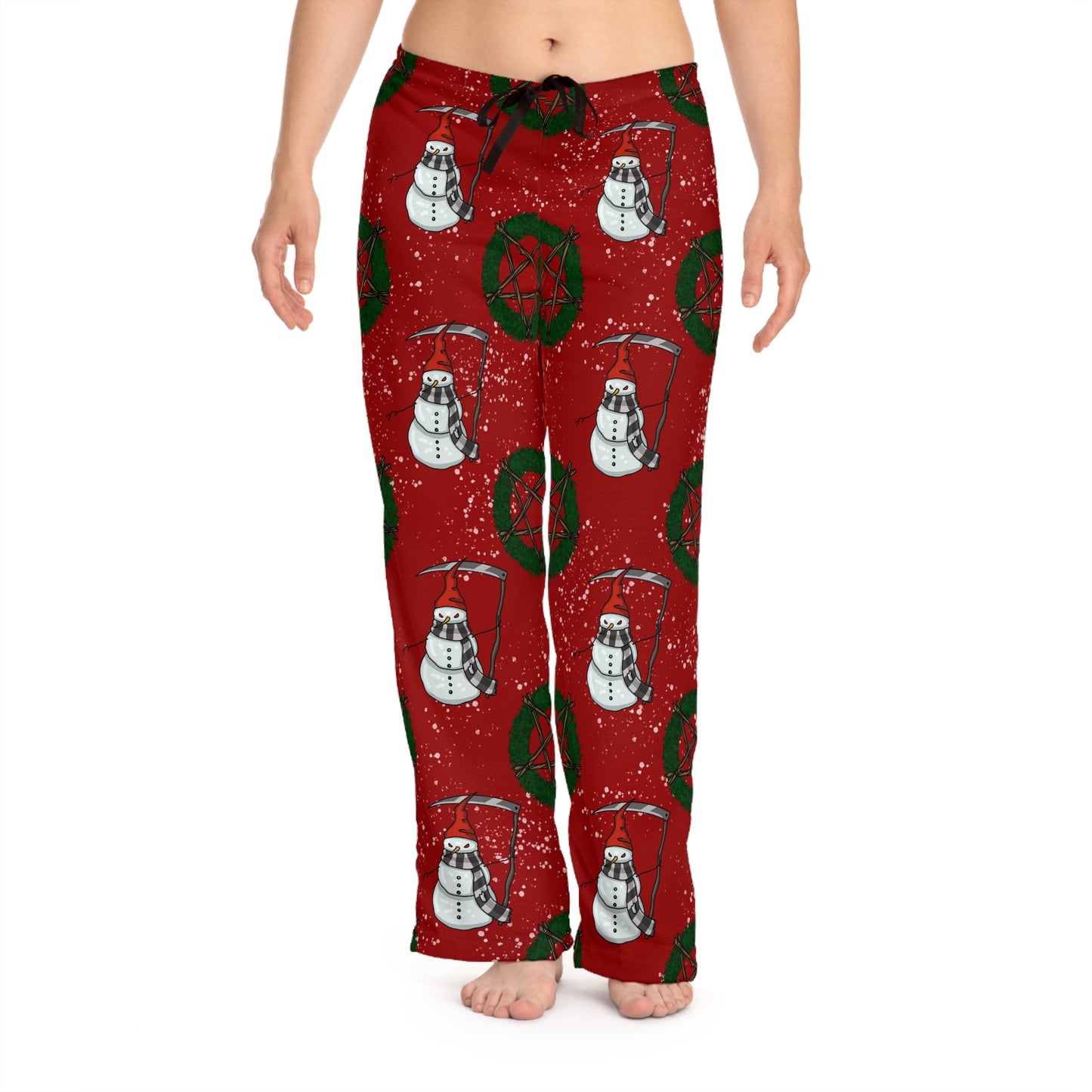 Grim Snowman | Nightmare Holidays | Women's Pajama Pants