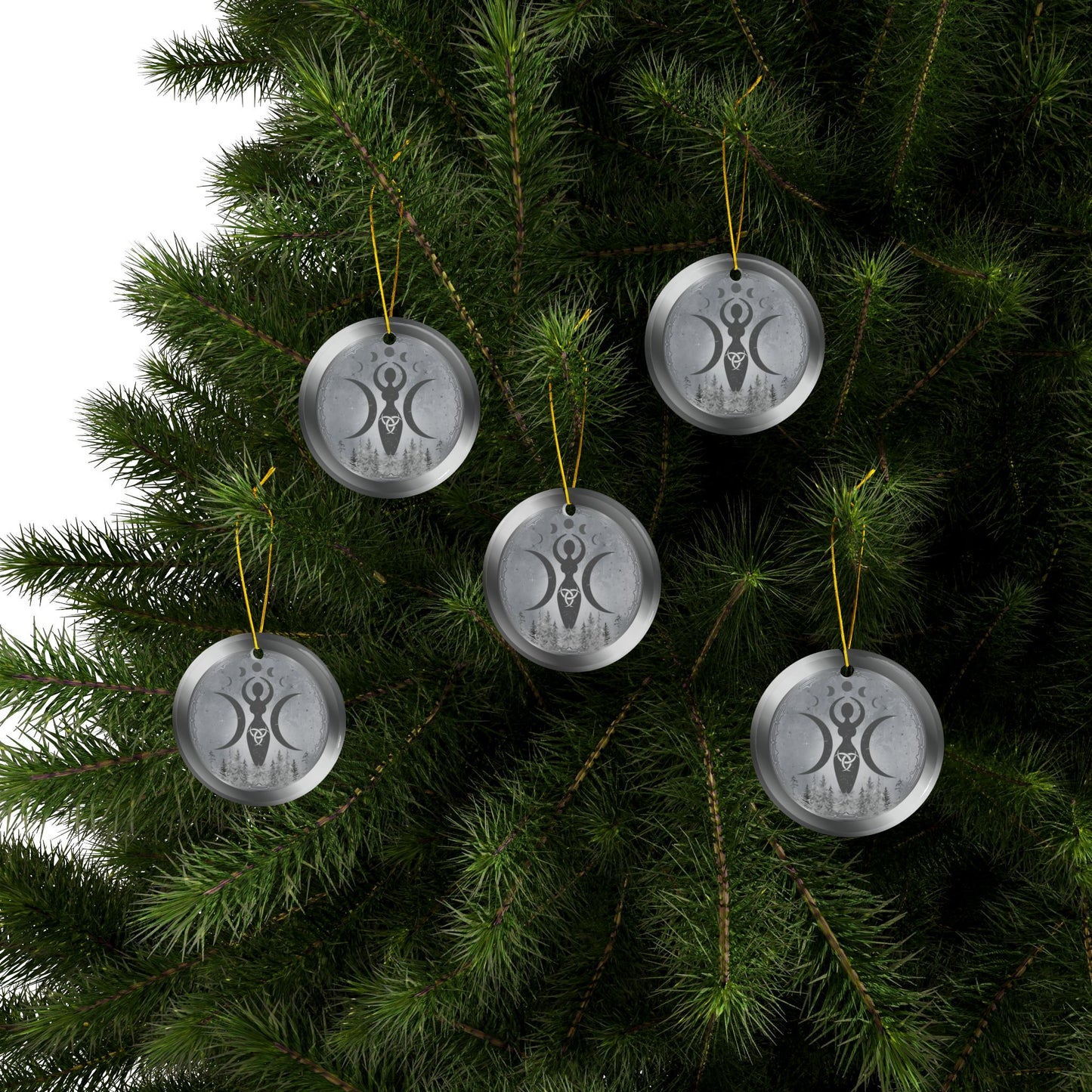 The Winter Mother | Yule Solstice | Heirloom Ceramic Ornaments (1pc, 3pcs, 5pcs, 10pcs)