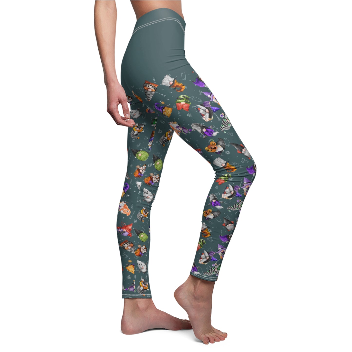 Nightmare Leggings | Gnomeoween | All-Over Print Women's Casual Bottoms