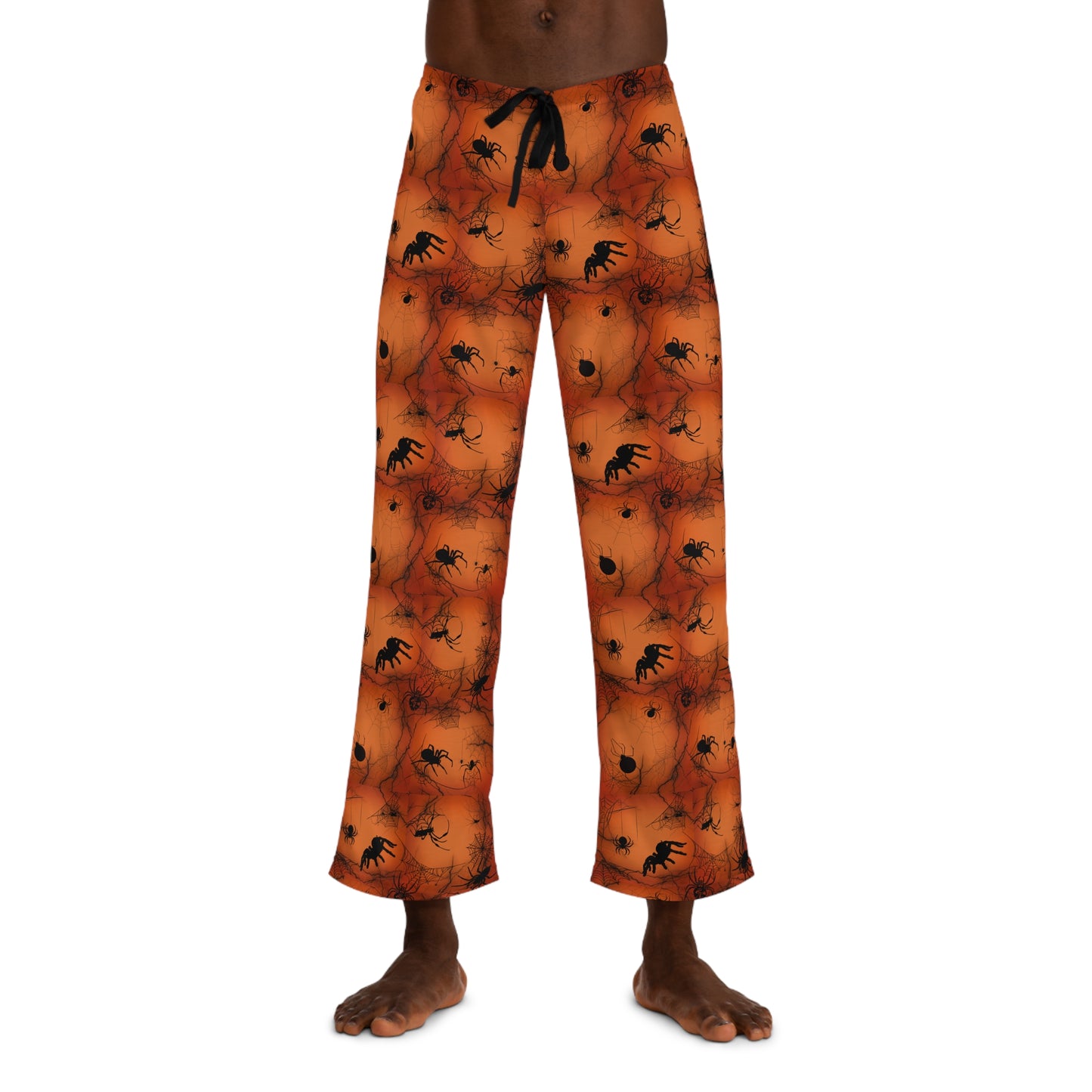 Eerie Spiders | Nightmare Holidays | Men's Pajama Pants - Cozy Halloween Sleepwear