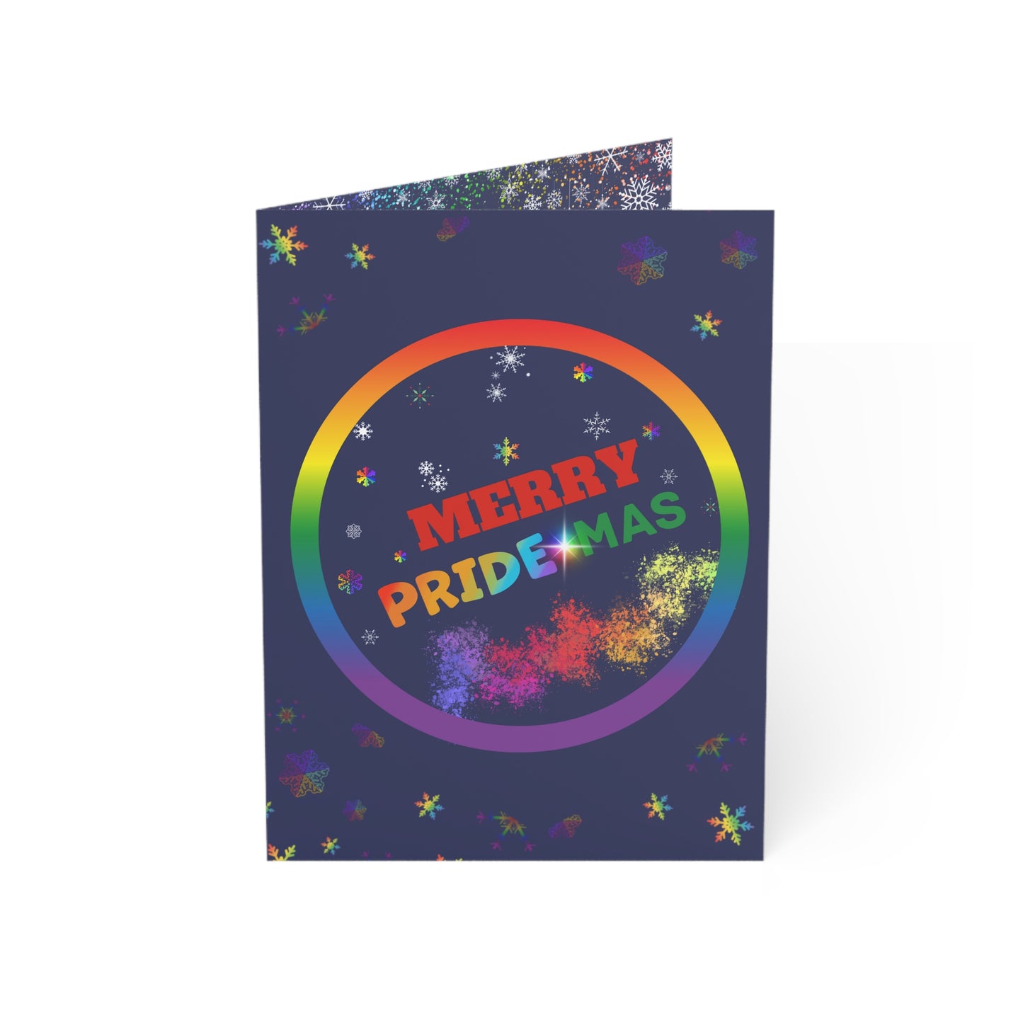 Merry Pride-mas Greeting Cards (1 & 10pc)