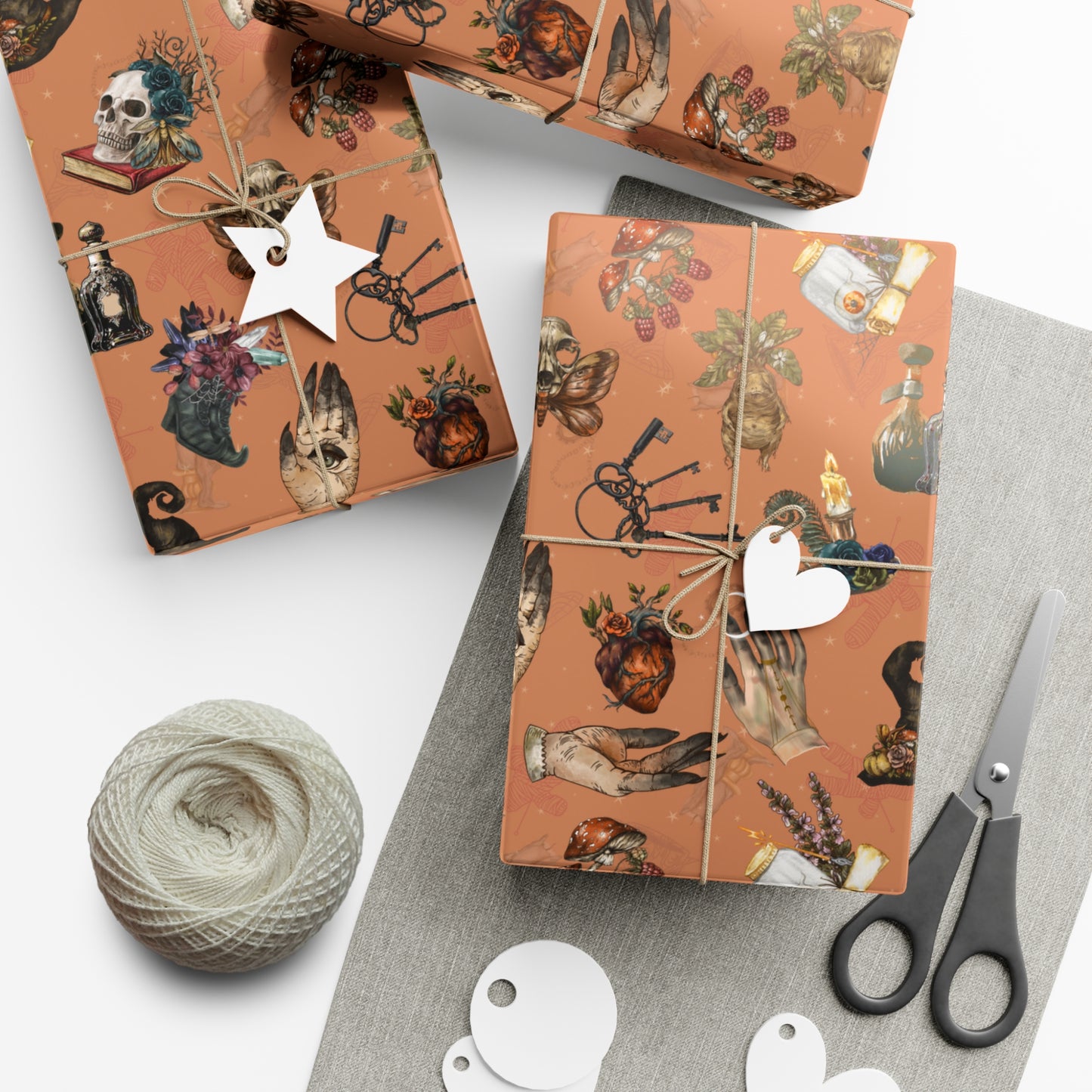 Curiosities | Gift Wrap Papers | Witchy Oddities and Wonders