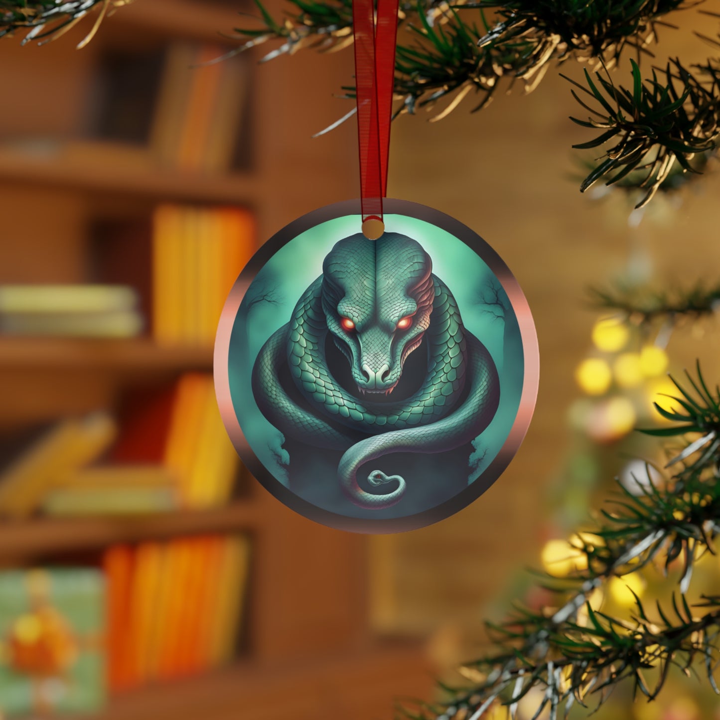 Reptilian Prince | Fantasy Series | Metal Ornaments (1pc)