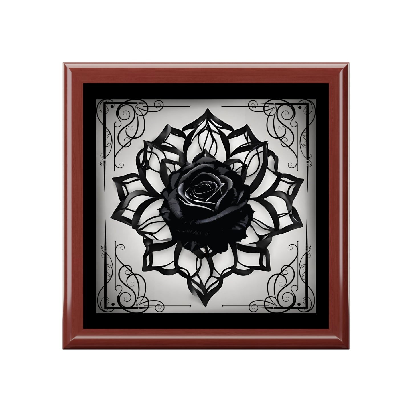 Sinister Rose Jewelry Box | Gothic Decor and Gift