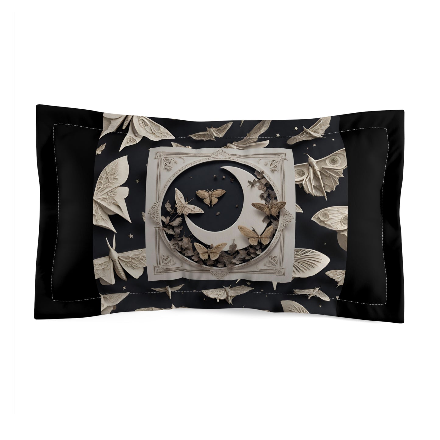 Moon Moths Pillow Sham