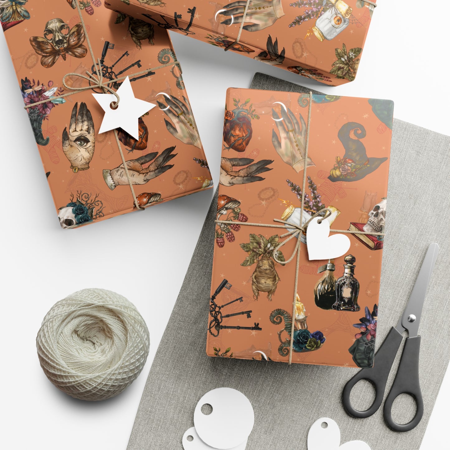 Curiosities | Gift Wrap Papers | Witchy Oddities and Wonders