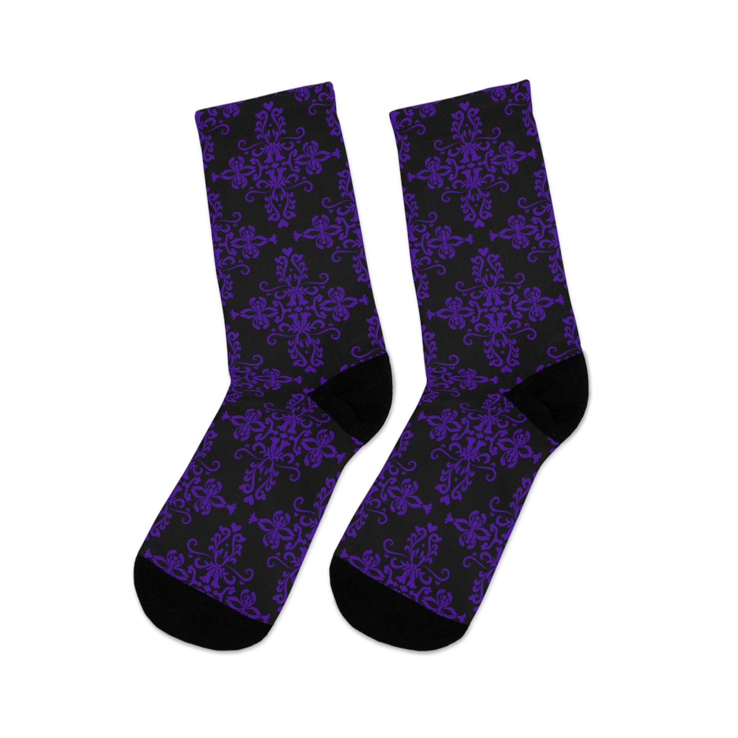 Midnight (Purple)| Recycled Poly Socks | Cozy Gothic