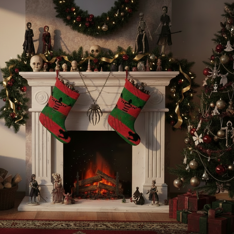 Dream Street Stocking | Horrific Retro Movie Holiday Stocking
