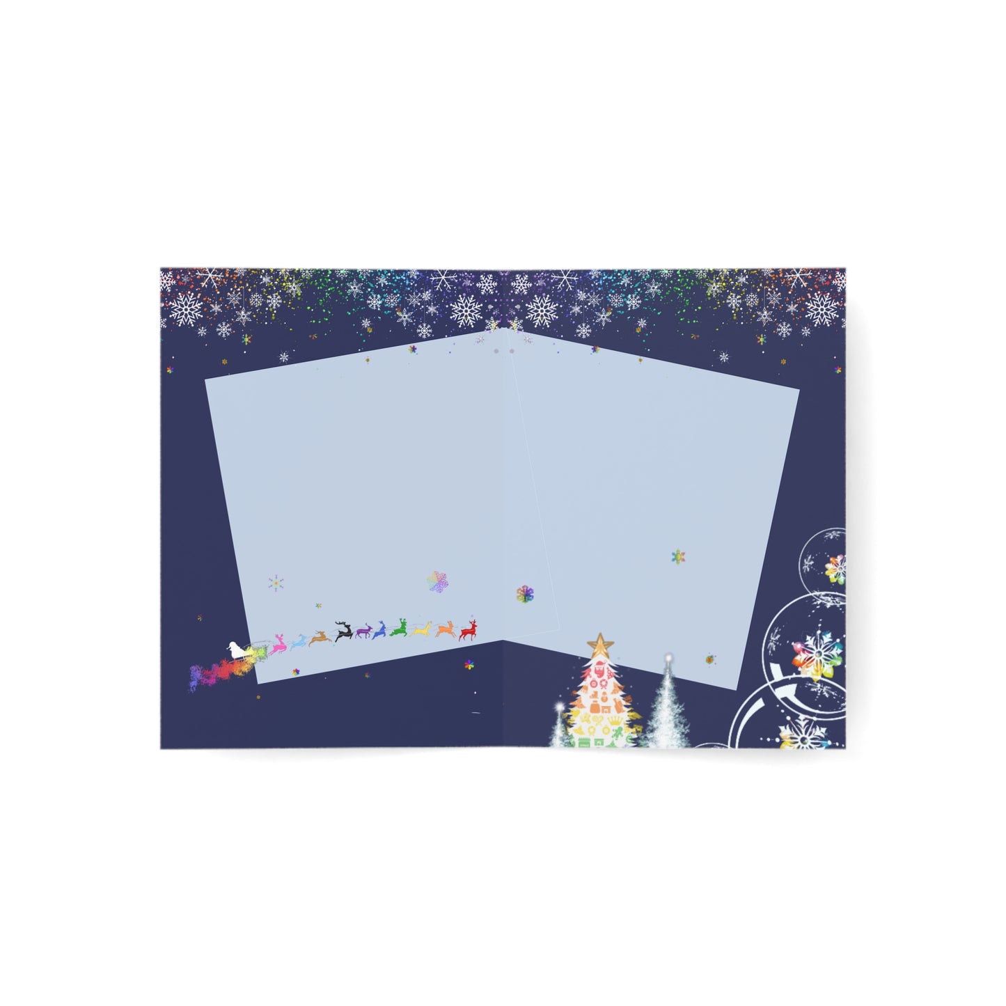 Merry Pride-mas Greeting Cards (1 & 10pc)