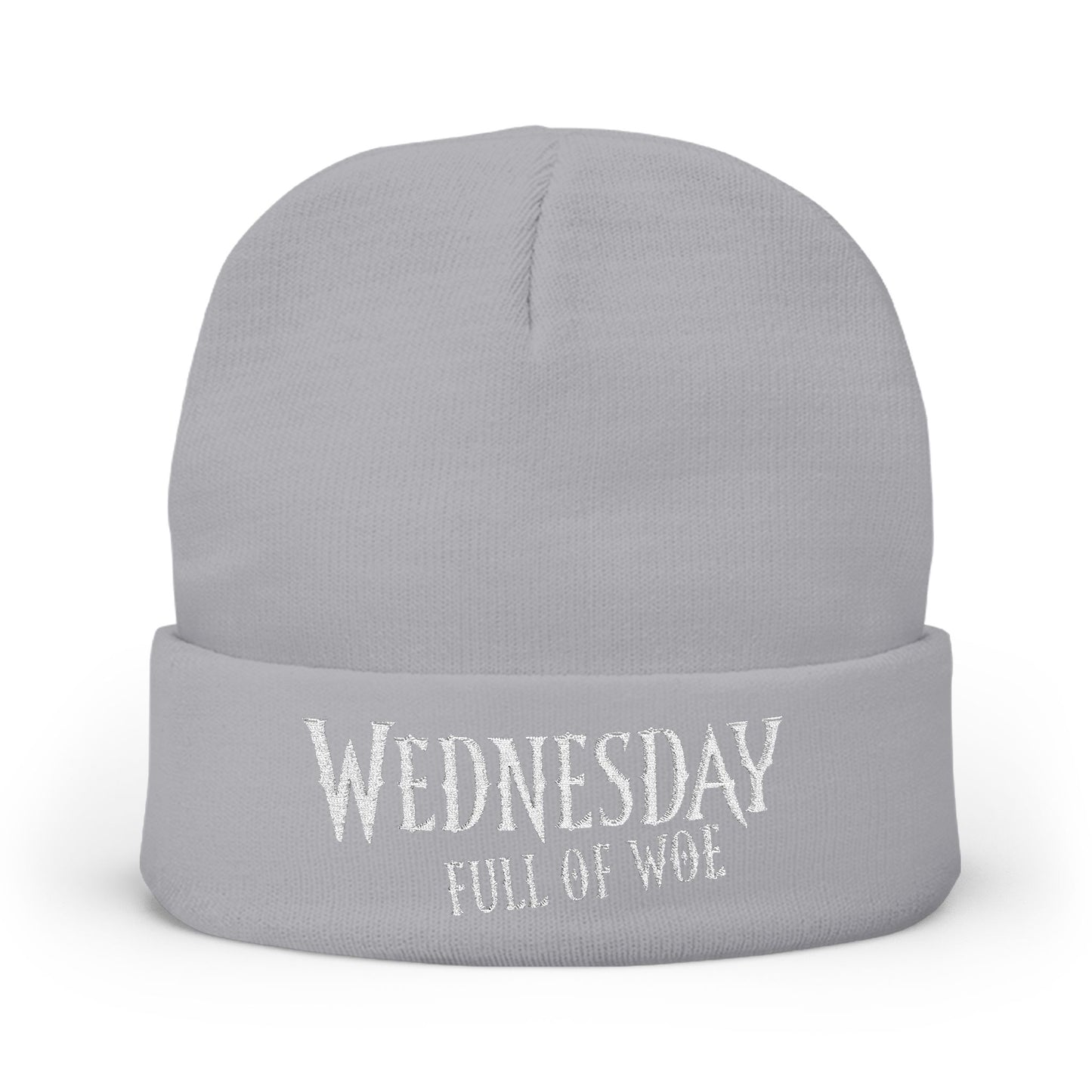 Wednesday Beanie Hat - Nightmare Holiday | Cold Dark Winter Cap