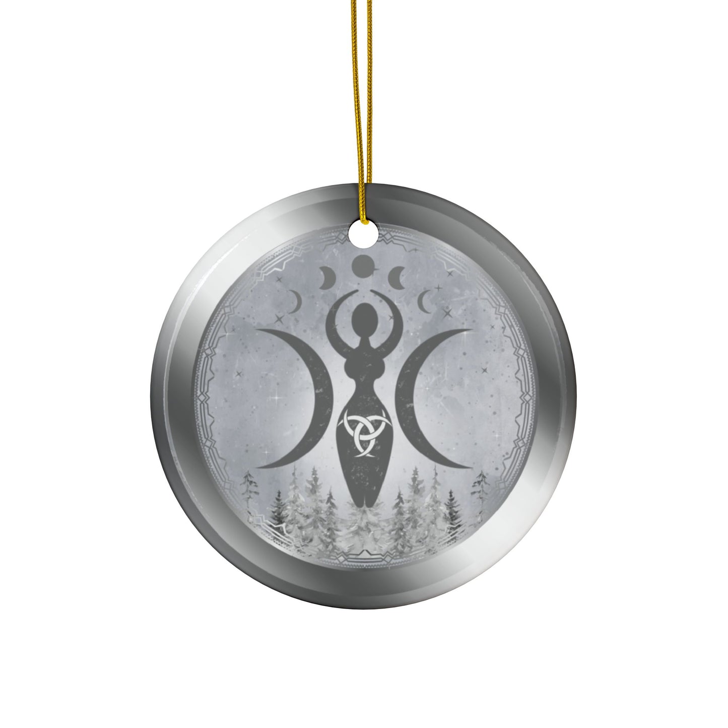 The Winter Mother | Yule Solstice | Heirloom Ceramic Ornaments (1pc, 3pcs, 5pcs, 10pcs)