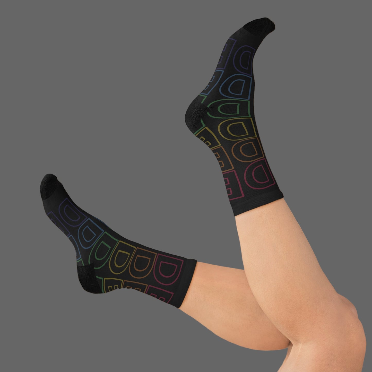 Goth Pride | Recycled Poly Socks