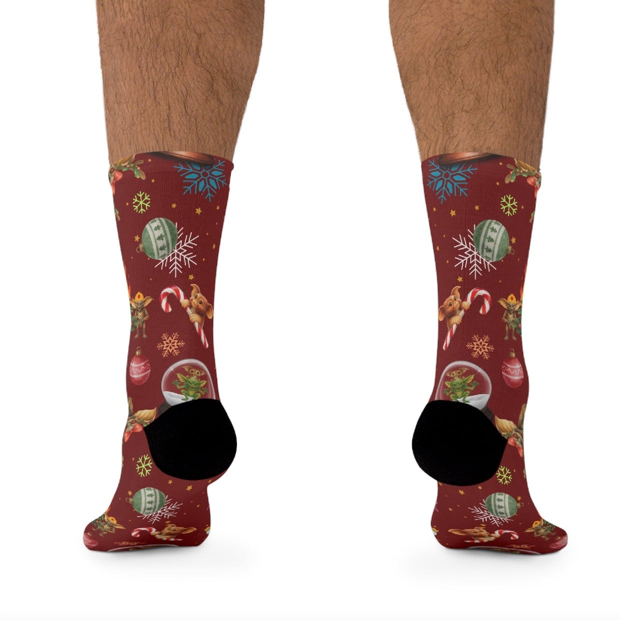 Horror Socks | Twisted Laffy XMas| Recycled Poly Socks | Cozy and Scary