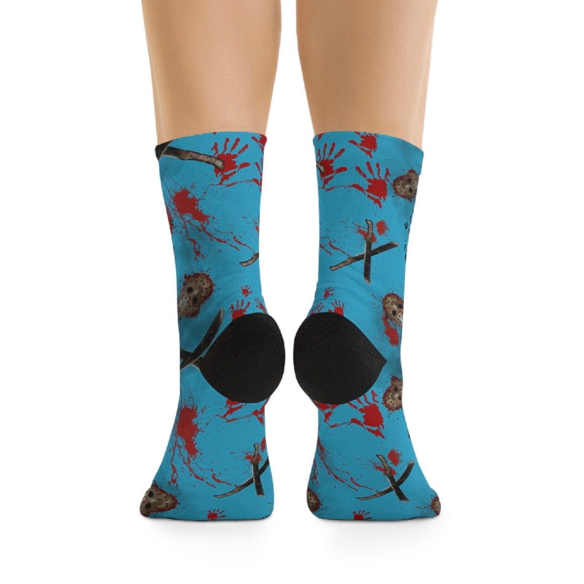 Horror Socks | Crystal Lake | Recycled Poly Socks | Cozy and Scary
